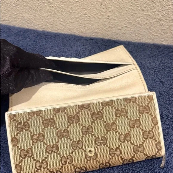 Gucci GG Monogram Canvas Long Wallet Interlocking G logo, comes with free gift - Picture 6 of 7